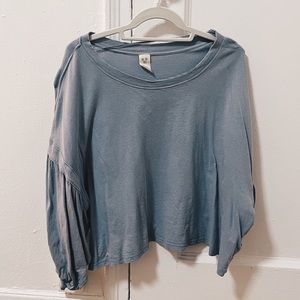 We the free periwinkle blouse